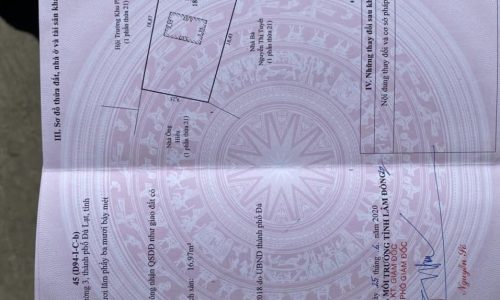 Bán 2 lô siêu View mặt tiền đường lương thế vinh p3 thành phố đà Lạt